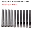 thumbnail image 4 of 10Pcs 6Mm Diamond Coated Drill Bit Tile Ceramic Glass Hole Saws 5X0.6X0.6Cm Woodworking Tools Ferramentas Herramientas Brocas Fangkenuo, 4 of 9