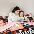 thumbnail image 5 of jejeloiu Girls Ball Games Bedding Comforter Set,Geometric Grid Checkered Twin Comforter Sets,Volleyball Sports Bedding Set For Kids,Ultra Soft Home Decor Reversible,2pcs, 5 of 8