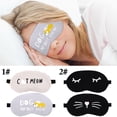thumbnail image 3 of Bangcool 2PCS Sleeping Mask Creative Cartoon Eye Mask Eye Cover Eye Blinder with Ice Pack, 3 of 10