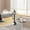 Double Layers Cat Bed, variant on Cat Desk Bed - Sturdy Cat Bed for Desk with 360° Rotating & Adjustable Height, Elevated Cats Nest Perch for Desk, Grey