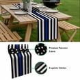 thumbnail image 5 of Blue American Flag Table Runner - 70 Inch Long, Kitchen Dining Table Runner Dresser Scarves, Black White Striped US Flag Stars Farmhouse Decor for Coffee Tables Wedding Party Banquet, 5 of 8