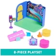 thumbnail image 3 of Sala de juegos Carlita Purr-ific de Toy Gabby's Dollhouse con coche para mayores de 3 Gabby's Dollhouse 1, 3 of 9