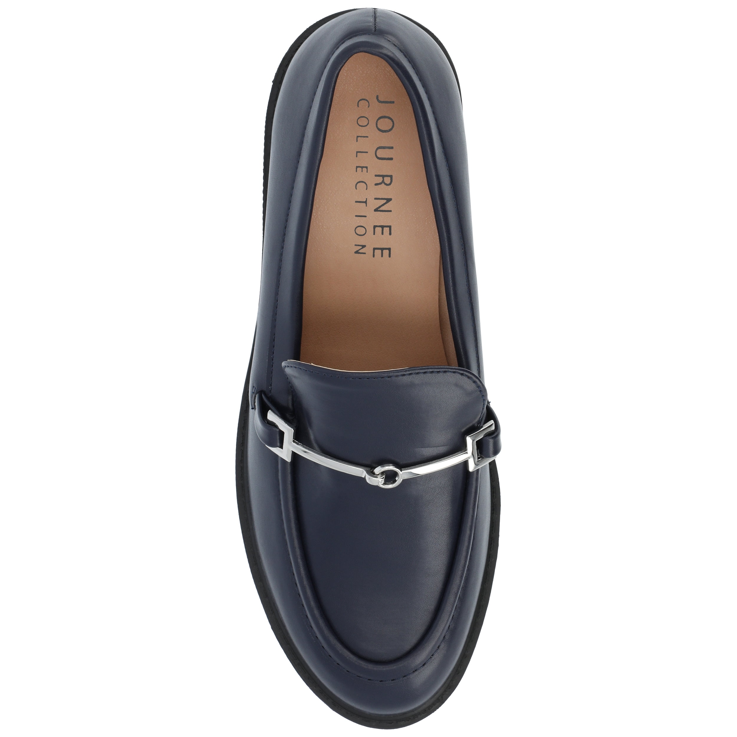 Journee Womens Kezziah Loafer Style Lug Outsole Platform Pumps, Widths Available