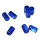 thumbnail image 5 of Eboot 8 Piezas Tapas De Válvulas De Vástago De Neumático Tapas De Válvulas De Rueda Tapas De Neumáticos A Prueba De Polvo Para Coche Forma Hexágono (Azul), 5 of 5