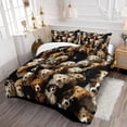 thumbnail image 2 of Retriever Funda Nórdica King Negro Y Marrón Teddy Dog Bedding Set Tipos De Perros, 2 of 6