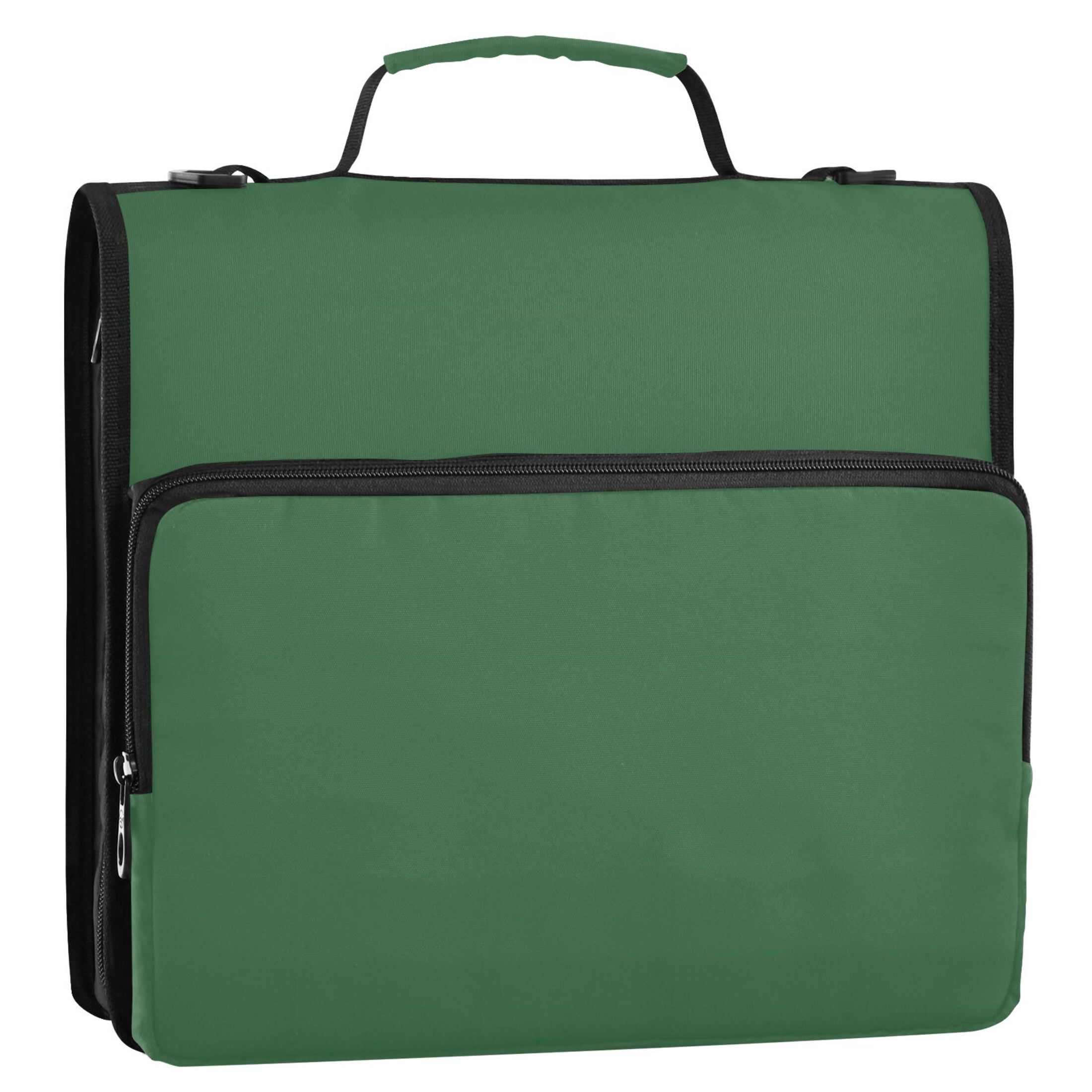 ALAZA Zipper Binder Army Green 3 Ring Trapper Keeper File Folder Organizer Bag