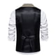 thumbnail image 4 of pstuiky Camisetas sin mangas para hombre, Chaleco informal de color liso con bolsillos y solapa para hombre Camisas para hombres l, 4 of 7