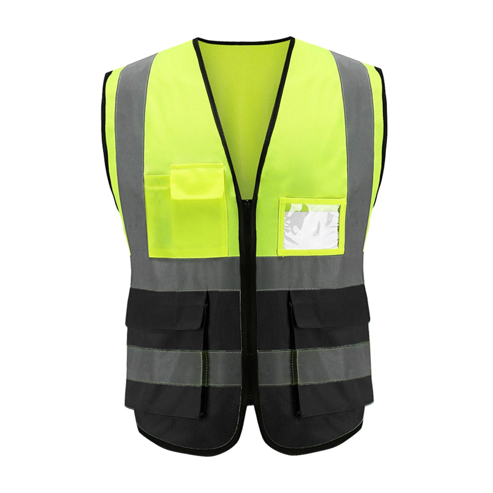 Engineer Reflective Vest with Reflective Strips Work Vest for Traffic