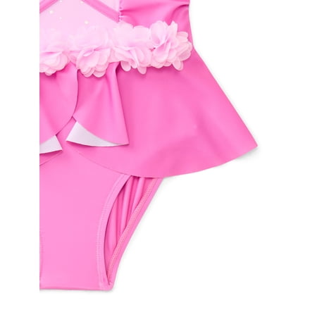 Character Toddler Girl Princess Cosplay Swimsuit, Sizes 12M-5T