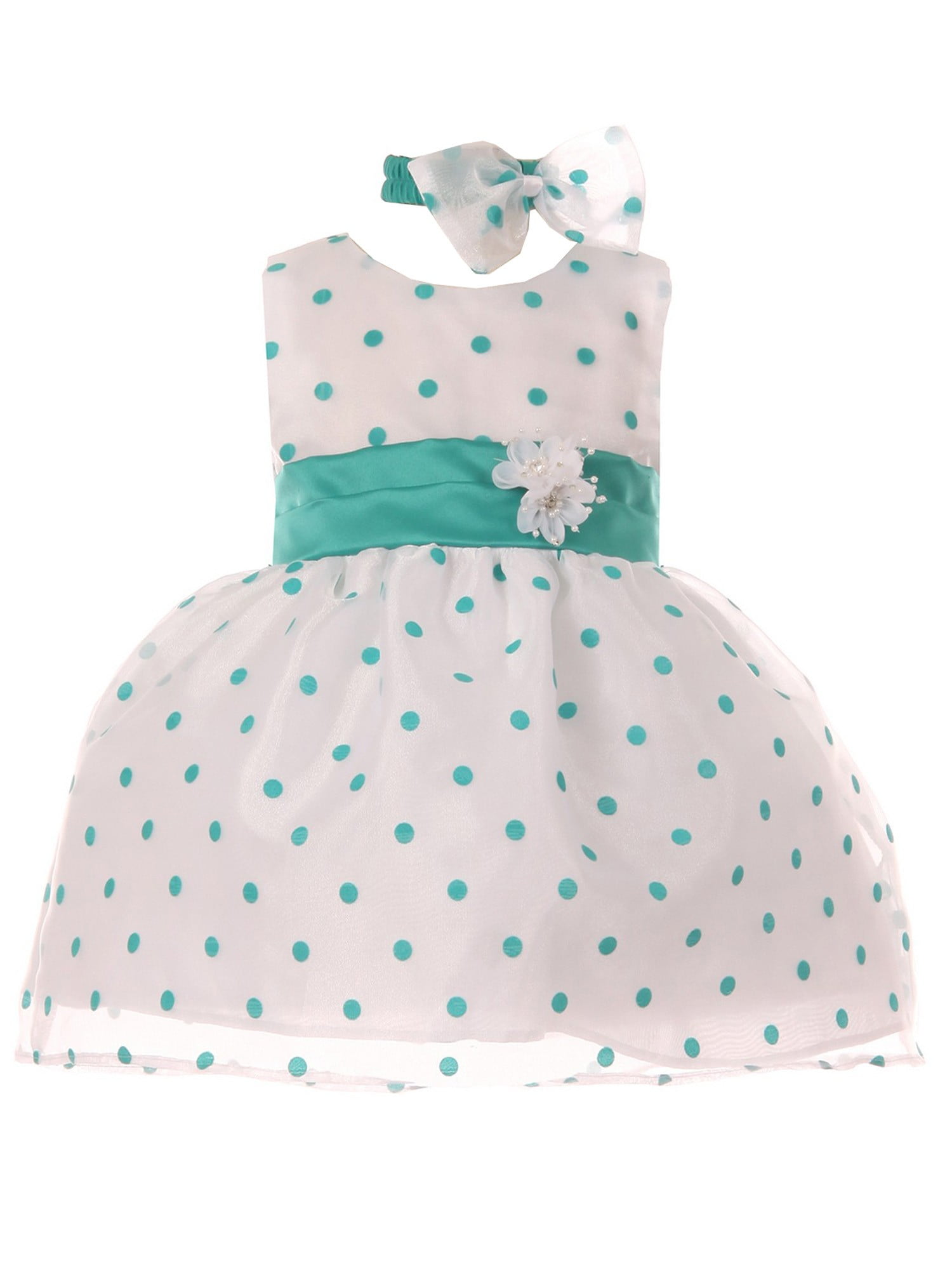polka dot dress for baby girl