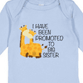 thumbnail image 4 of Inktastic I Have Been Promoted to Big Sister Girls Long Sleeve Baby Bodysuit, 4 of 5