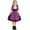 Purple, variant on Leopard Print Dress for Girls Girls Dresses Toddler Girls Dress 3-Pack Summer Casual Party Print Skater Dress Sundress First Communion Dress for Girls Size 8