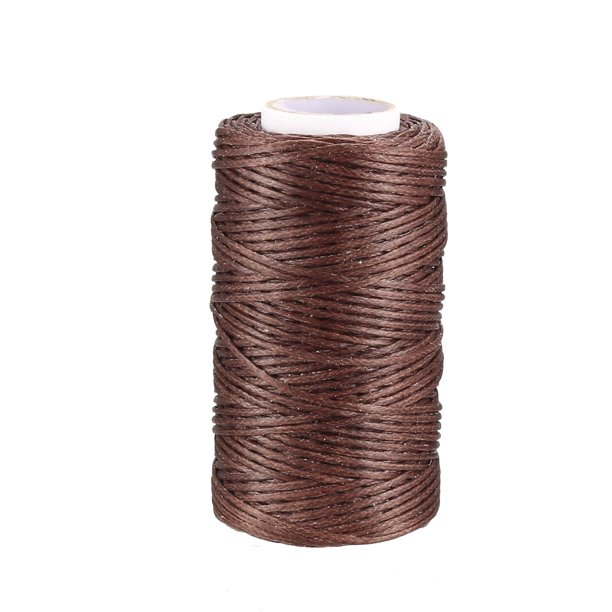 Leather Sewing Stitching Waxed Thread Cord 50M, Dark Brown Walmart