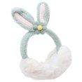thumbnail image 5 of 1 pieza de adorables orejeras de invierno con orejas de conejo de peluche cálidas, 5 of 5