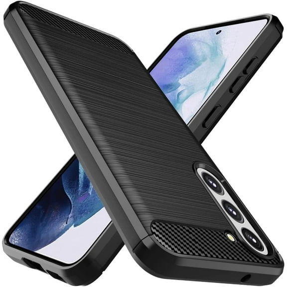 for Samsung Galaxy S23 Case,Samsung S23 Case Shock-Absorption Flexible TPU Rubber Protective Cell Phone Cover for Samsung Galaxy S23(Black)