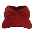 thumbnail image 2 of Shenmeida Womens Sun Visor Hat Wide Brim Summer UPF 50+ UV Protection Beach Sport Cap, 2 of 7
