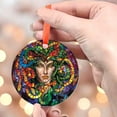 thumbnail image 4 of Medusa Ornament Window Hangings, Cat Butterfly Sunflower Handcrafted Suncatchers, Gift for Cat Lovers Nature Lovers, 2025, Holiday 2025, Festive Home Accent, Memorable, 4 of 5