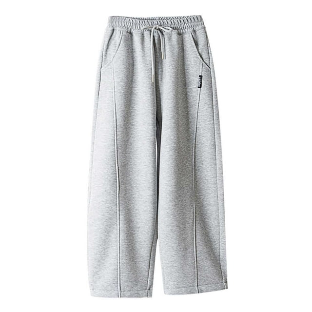 Children's Spring And Summer Solid Color Thin Casual Pants For Boys And Girls Comfortable Straight Through Sports Pants