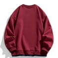 thumbnail image 3 of Sudaderas sin capucha para hombre, de manga larga, cuello redondo, en varios colores y a la moda, de poliéster., 3 of 3
