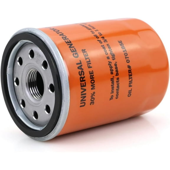 070185ES Oil Filter, For Generac Guardian 8-24kW Air-Cooled Home Standby & Portable Generators, Orange 90MM Design With 30% More Filter Capacity