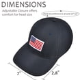 thumbnail image 5 of Solaris Lightweight Outdoor Sun Cap - Patriotic American Flag Dad Hat for Men & Women, Sports Baseball Tennis Golf Unisex Hat, 5 of 7