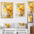 thumbnail image 4 of Designart "Sunlight Collage with Yellow Solar Panels II" Abstract Framed Wall Art - Modern Yellow Abstract Collages Hallway Framed Wall Art Decor, 4 of 6