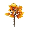 thumbnail image 1 of Fall Decor, 13.8 Inch Artificial Autumn Pumpkin Berry Maple Leaves Stems Picks Vase Decorations For Home Harvest Holiday Halloween Thanksgiving Table Centerpiece Indoor Decor, 1 of 5
