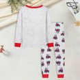 thumbnail image 4 of TOWED22 Toddler Baby Boy Fall Winter Clothes Embroidery/Print Long Sleeve Sweatshirt Pullover Tops + Pants Outfit Set Size:2-3 Y,Color:Red, 4 of 6