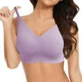 thumbnail image 2 of Womens Soft Bra Underwear Breathable Upper Support Gathers Bra, 2 of 5