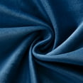 thumbnail image 6 of SMILETIME Navy Blue 63in Long Velvet Curtains with Rod Pocket Thermal Insulated Soft Privacy Room Darkening Velvet Drapes for Bedroom and Living Room, Set of 2 Panels, 52 x 63 Inches Long, 6 of 6