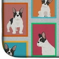 thumbnail image 4 of Carolines Treasures MLM1089DDM 21 x 14 in. Unisex Lots of Black & White French Bulldog Dish Drying Mat, 4 of 5