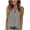 02-Gray, variant on Women's Notched V Neck Lace Embroidered Linen Tank Top Sleeveless Casual Summer Blouse
