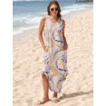 thumbnail image 3 of Vestido de verano SAMPEEL Maxi Sunddress Beach Vacation L, 3 of 6