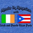 thumbnail image 2 of CafePress - Irish Puerto Rican Bl Tr - Cute Infant Baby Football Bodysuit, 2 of 3