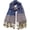 Sapphire Blue, variant on Pashmina Scarf for Women Shawls and Wraps Reversible Paisley Jacquard Soft Silky Scarves Men