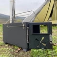 thumbnail image 2 of Tente de Camp Extérieure Bois de Chauffage Portable Multifonctionnel avec Cheminée Détachable Tente de Camp Extérieure Bois de Chauffage Portable Multifonctionnel avec Cheminée Détachable, 2 of 6