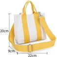 thumbnail image 3 of Kukuzhu Canvas Crossbody Bag for Women Casual Tote Bag Shoulder Bag Contrast Canvas Bag Top Handle Handbags Satchel Purses, 3 of 7