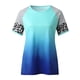 thumbnail image 5 of Blusa suelta de manga corta con cuello redondo y estampado a la moda para mujer Pompotops  hfajkhk133680, 5 of 9