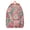 Decorative Boho, variant on Bohemian Paisley Backpack for Women, Artistic Ethnic School Bag with Mandala Inspired Vintage Floral Design