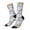 2 Black-2, variant on Unicorn DoingYoga Crew Socks for Men & Women, Breathable Casual Athletic Ankle Socks