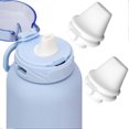 thumbnail image 1 of ELLO COOPER 32oz Stainless Steel Water Bottle with 2 Bite Valve Backups & Rubber Mouthpiece, 1 of 5