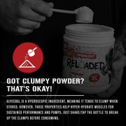 5% Nutrition Rich Piana Reloaded PreWorkout Supplement with Choline, HydroPrime Glycerol, Nitrosigine - Blue Raspberry