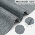 thumbnail image 3 of VCVCOO Reversible Farmhouse Rustic Cloth Placemats Set of 6, Linen Fabric, Machine Washable, Heat Resistant, Gray, 3 of 10