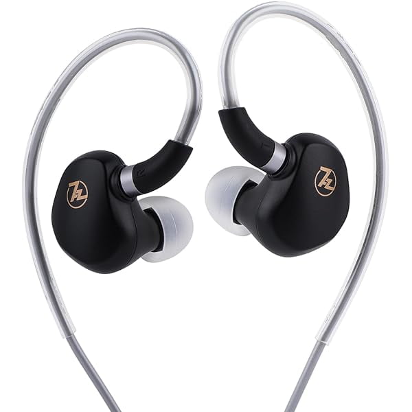 wonima11 7HZ G1 in-Ear Monitor, 10mm DLC Dynamic Driver IEM Wired Earbuds, HiFi Headphones with Detachable OFC Silver-Plated Cable for Gaming and Music Audiophiles (with Mic, Black)