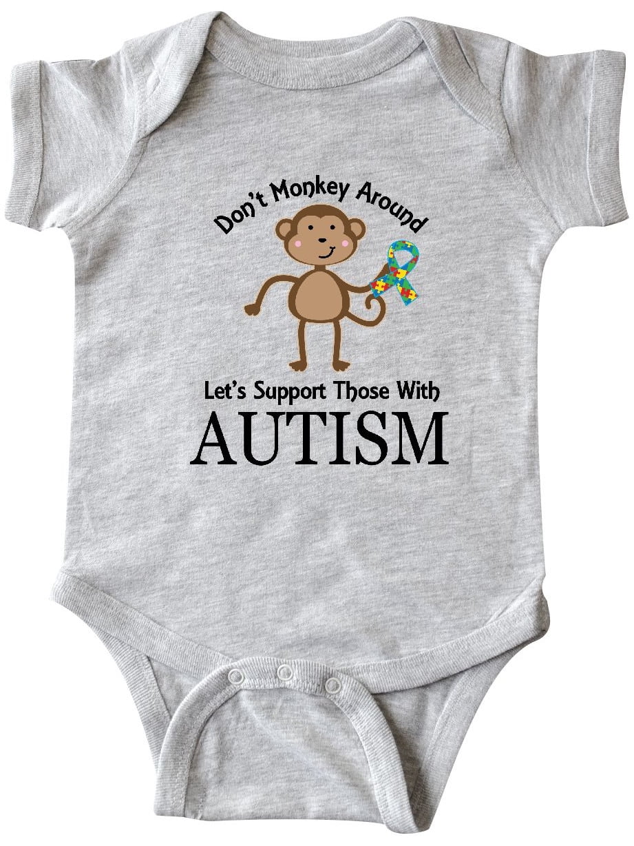 Autism Love Baby Newborn Infant Creeper Short-Sleeve Onesie Romper Jumpsuit