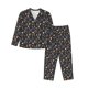 thumbnail image 1 of Balery Mushroom Conjunto de Pijama con Estampado para Mujer, Conjunto de Dos Piezas con Manga Larga, Ropa de Dormir Suave con Bolsillos, Pijamas Cómodos-Large, 1 of 7