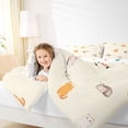thumbnail image 4 of Feelyou Cute Kitten Lover Queen Comforter Set, Cat Animal Bedding Comforter Set, 3pcs, 4 of 8