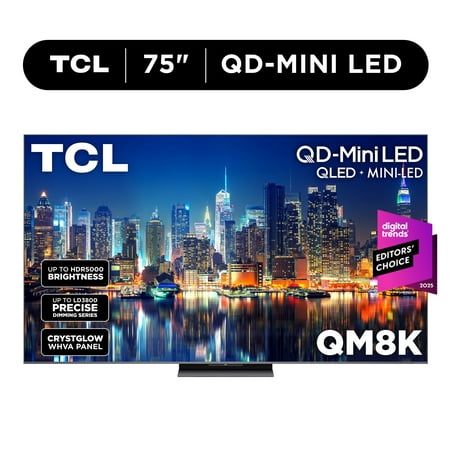 TCL - 75" Class QM8K Series 4K UHD HDR QD-Mini LED Smart TV with Google TV (2025) - image 2