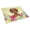 Red Brown, variant on Easter Eggs Dachshund Black Tan Glass Cutting Board - Large