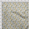 thumbnail image 4 of oneOoneCottonJerseyBeigeFabricKidsAnimalDiyClothingQuiltingFabricPrintFabricByYard58InchWide, 4 of 4